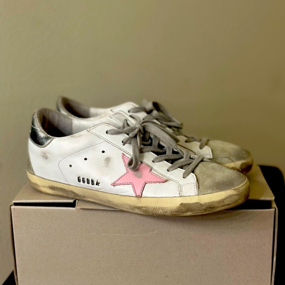 Golden Goose original sneakers with a box and dust bag